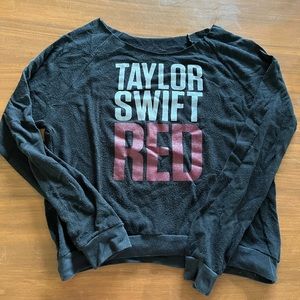 Taylor Swift Black RED Album Longsleeve
